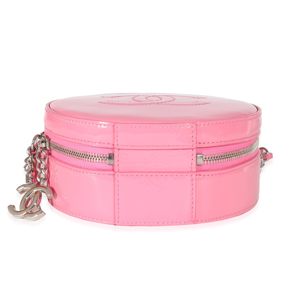 Chanel Pink Glazed Calfskin Round As Earth Bag - Picture 5 of 7